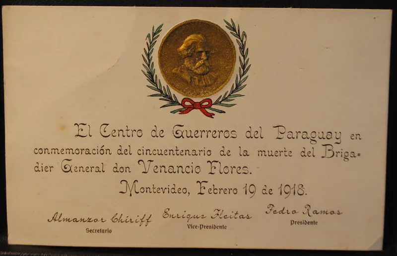 Rarisima tarjeta del centro de guerreros de paraguay