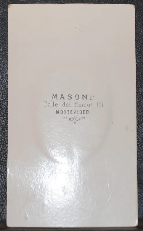 Rarisima fotografia de casa masoni