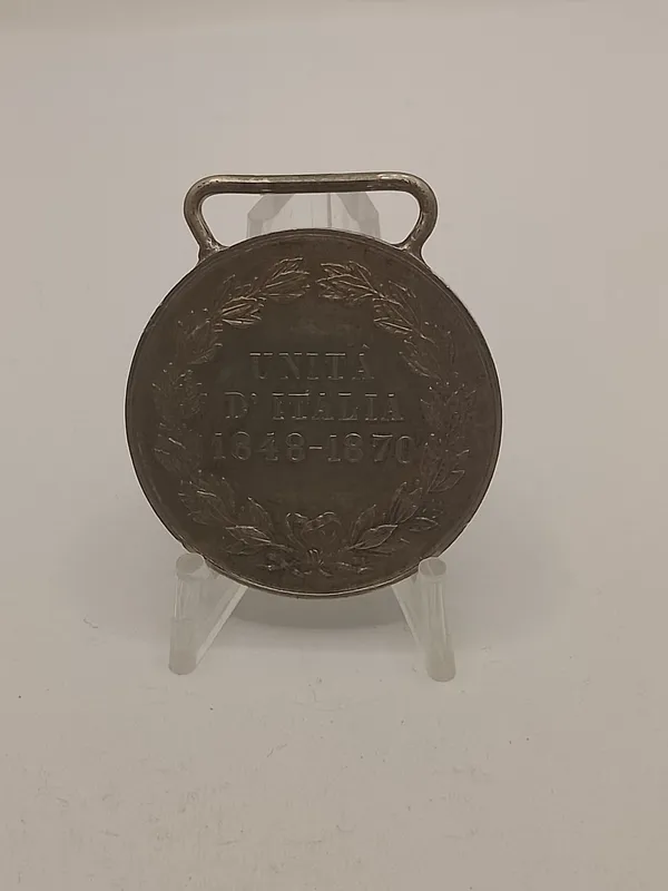 Medalla humberto 1 unidad de italia 1848-1870