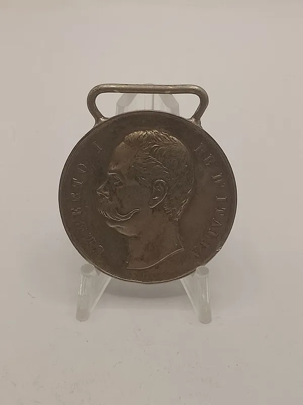 Medalla humberto 1 unidad de italia 1848-1870