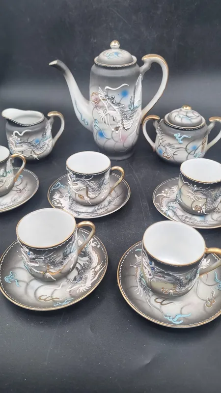 Juego de cafe porcelana japonesa