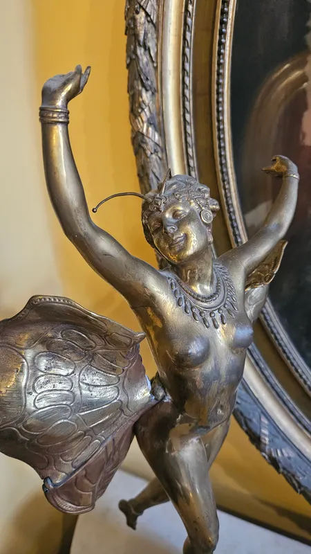 Figura "butterfly dancer" firmada richard thuss austria art noveau