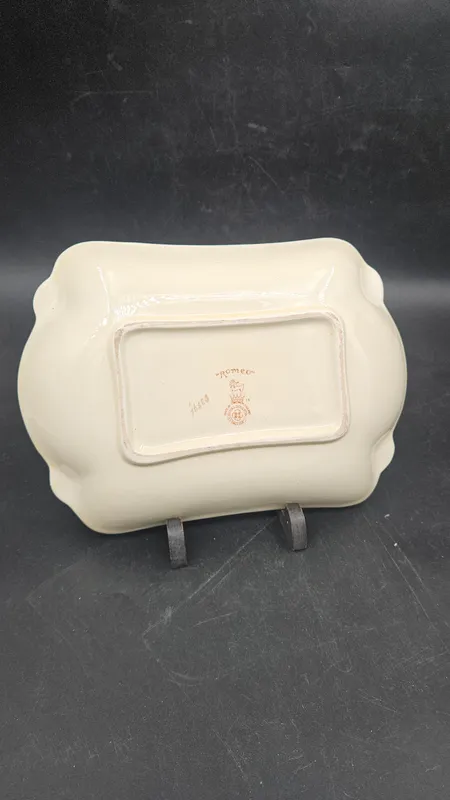 Bandeja rectangular "romeo" serie shakespere 1936 royal doulton inglesa