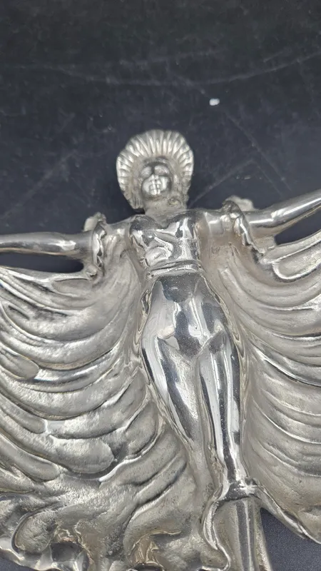 Despojador de metal art nouveau bailarina de 1910