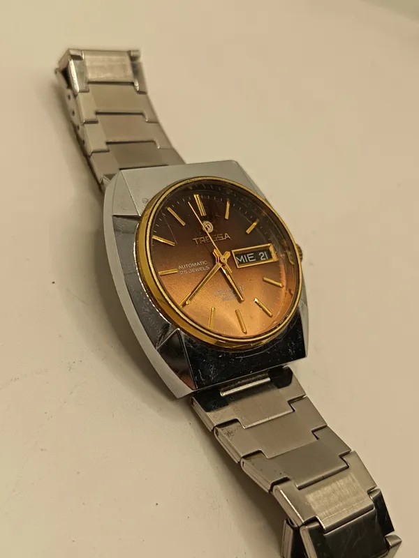 Reloj tressa automatico vintage finciona
