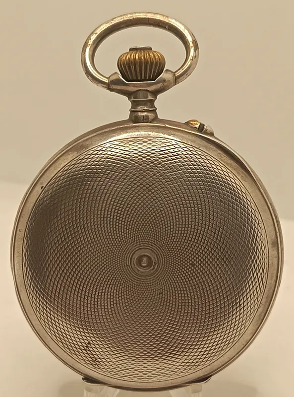 Reloj de bolsillo roskopf caja de plata 800 funcionando de 1900