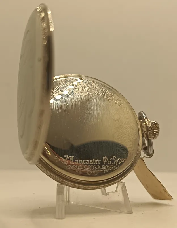 Reloj de bolsillo hamilton watch enchapado en oro 14k. funcionando.
