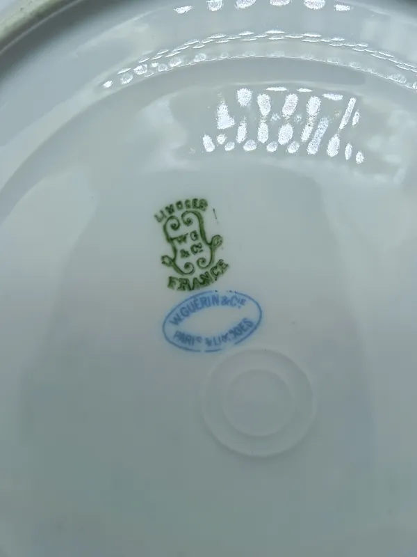 Plato de porcelana francesa saberat limoges vintage