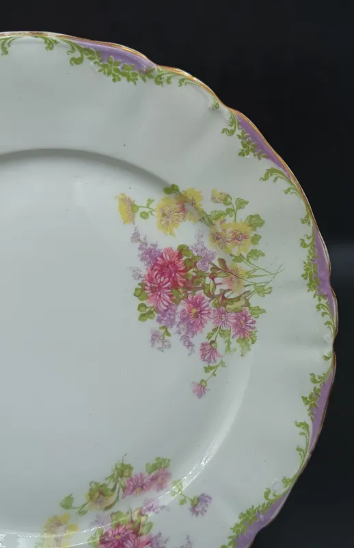 Plato de porcelana francesa saberat limoges vintage
