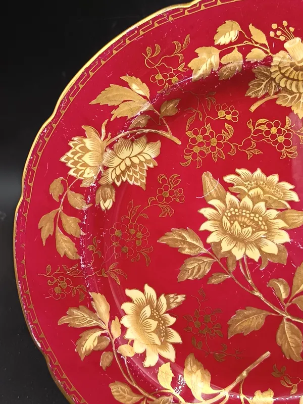 Plato de porcelana wedgwood ingles