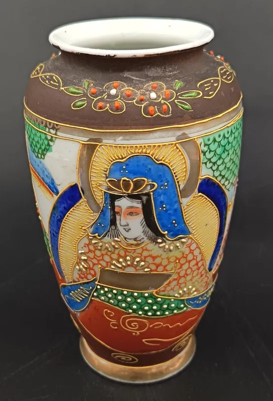 Florero de ceramica satsuma japones