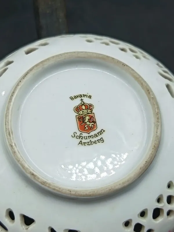 Centro de mesa mini porcelana schumann bavaria