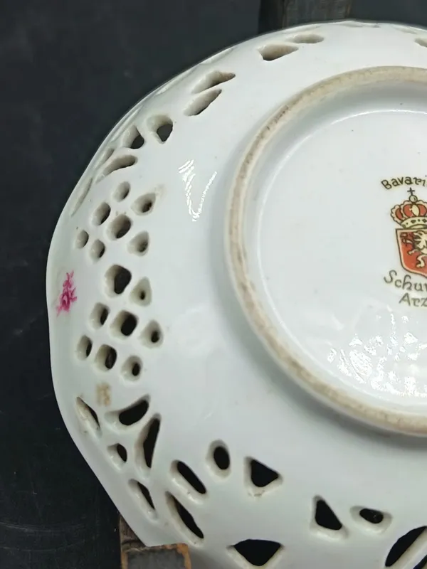 Centro de mesa mini porcelana schumann bavaria