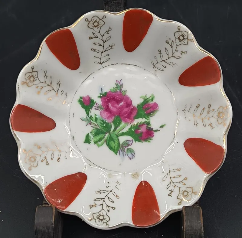 Pequeño plato de porcelana alemana bavaria