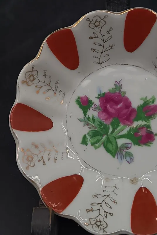 Pequeño plato de porcelana alemana bavaria