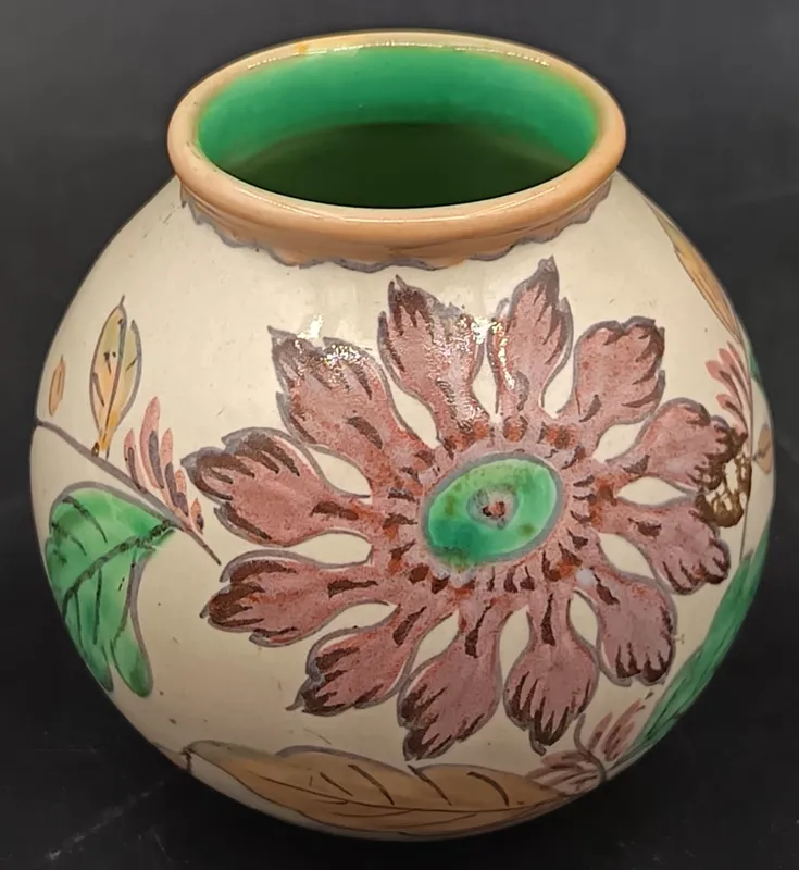 Florero de ceramica holandesa gouda