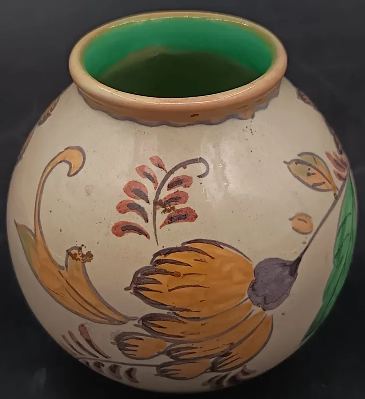 Florero de ceramica holandesa gouda