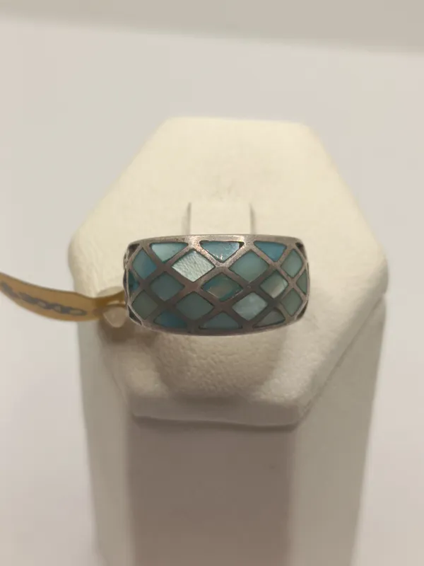 Anillo de plata 925 y esmalte