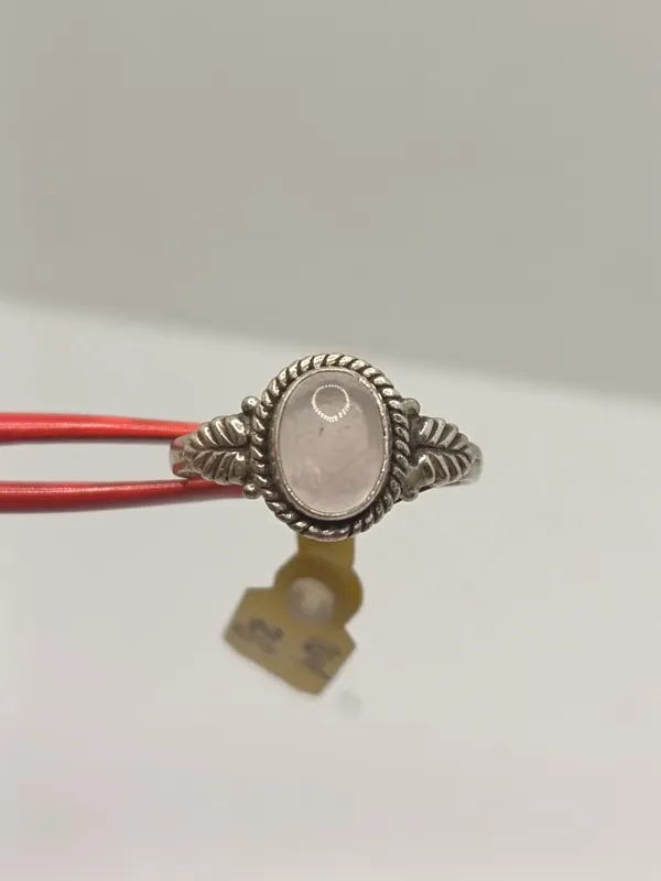 Anillo de plata 925 con amatista central