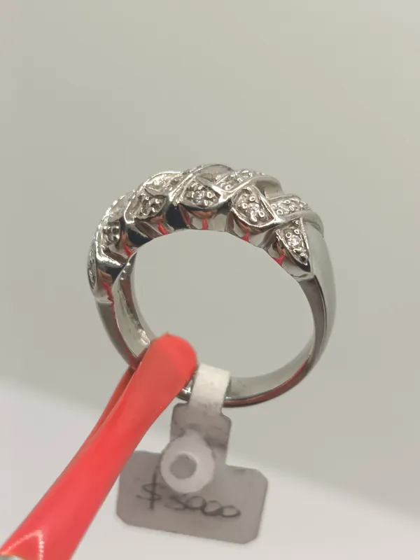 Anillo de plata 925 con circonias