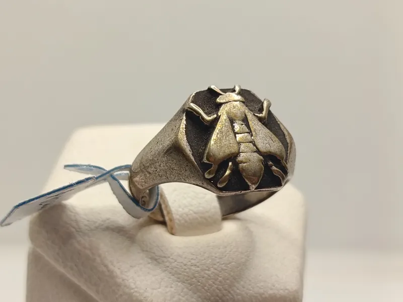 Anillo de plata 925 con abeja
