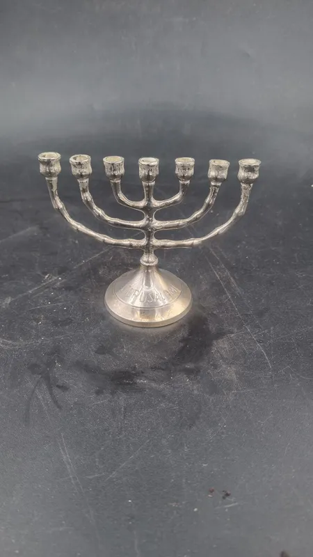Candelabro 7 luces hebreo