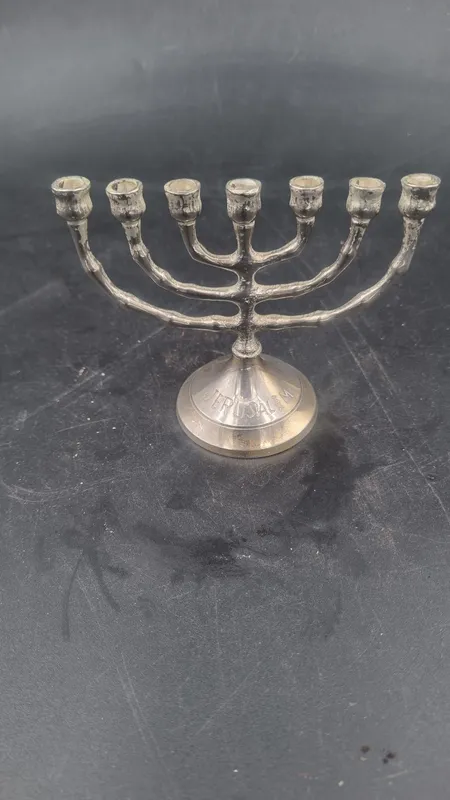 Candelabro 7 luces hebreo