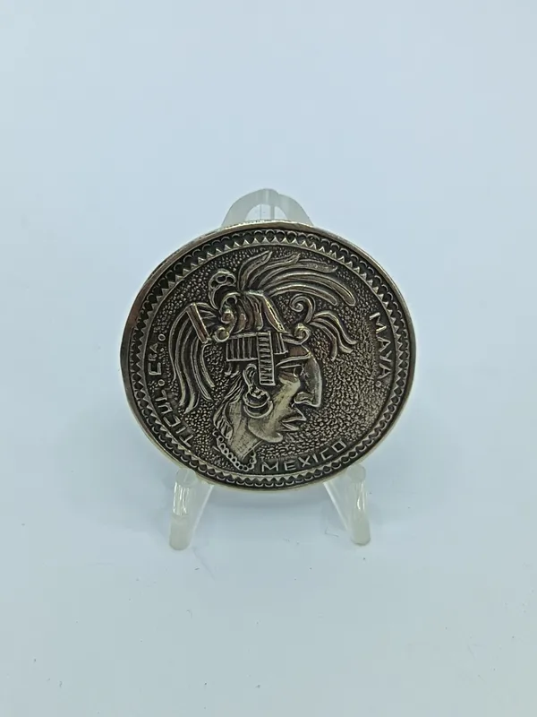 Prendedor plata mexicano