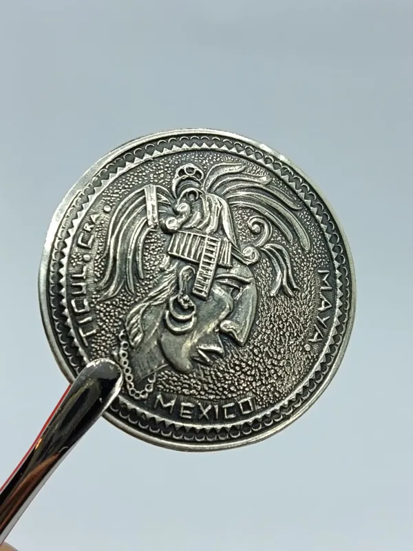 Prendedor plata mexicano