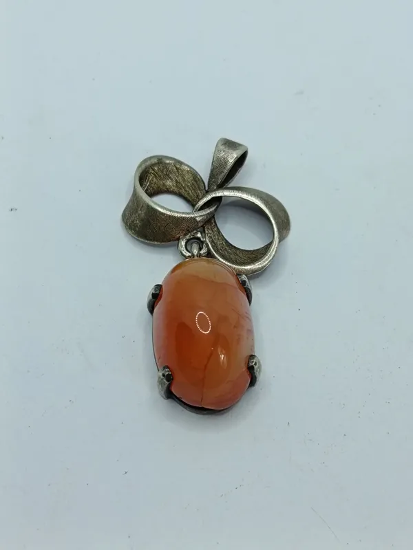 Colgante plata con piedra natural