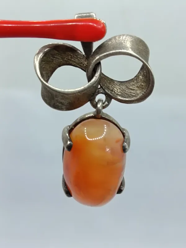 Colgante plata con piedra natural