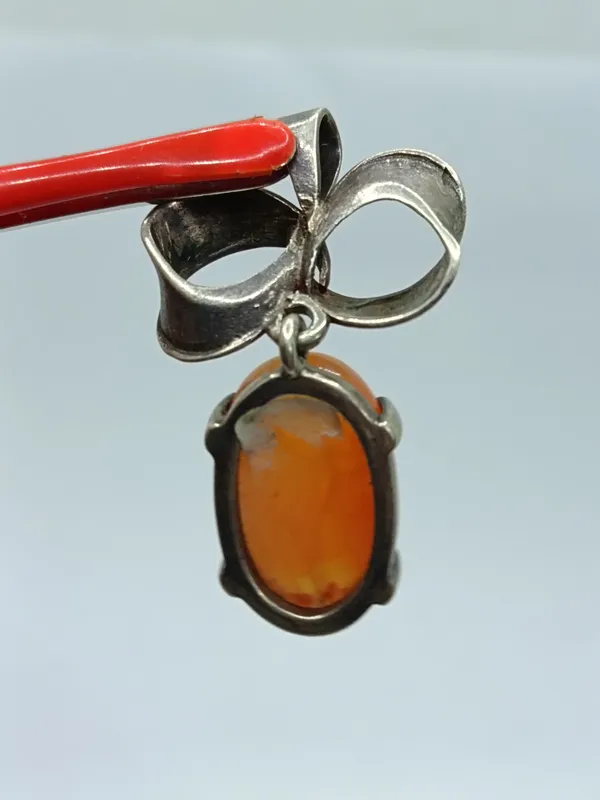 Colgante plata con piedra natural