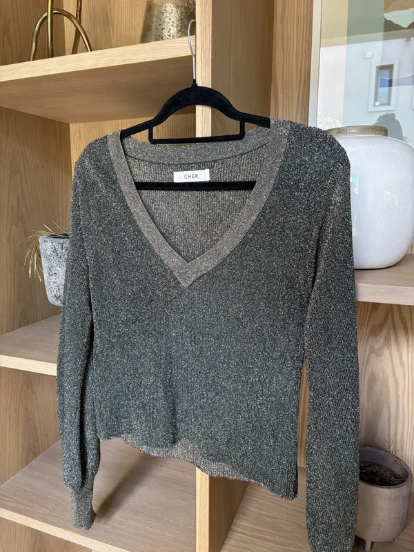 Buzo verde lurex Cher