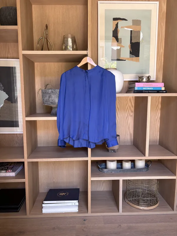 Camisa azul de seda Zadig & Voltaire