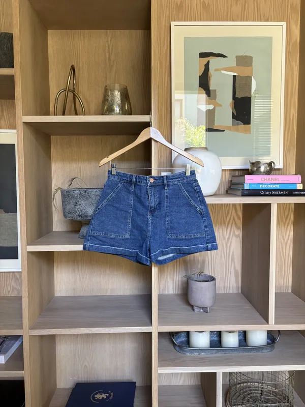 Short de jean doblado abajo Rotunda