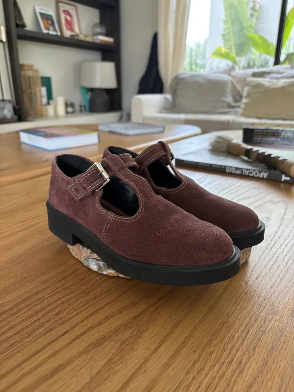 Zapatos rosa gamuza Mutma