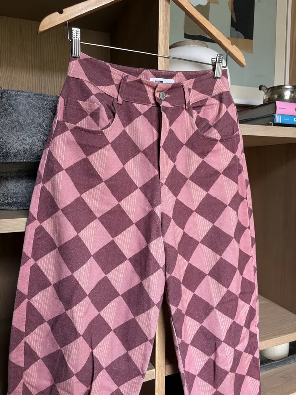 Jean rosa con rombos fucsia Seasons by Macabla