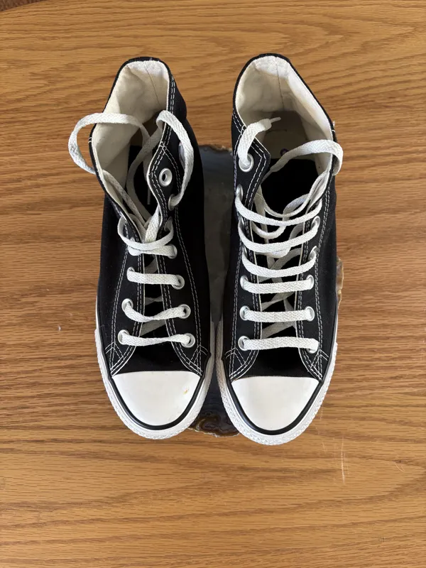 Championes botita negros Converse