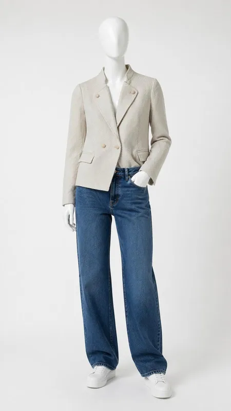 Blazer crema