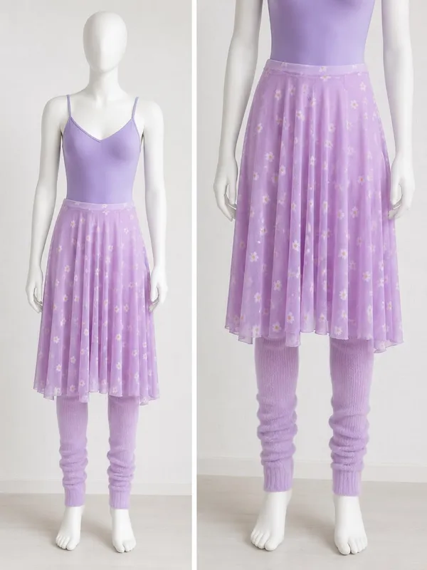 Pollera lila