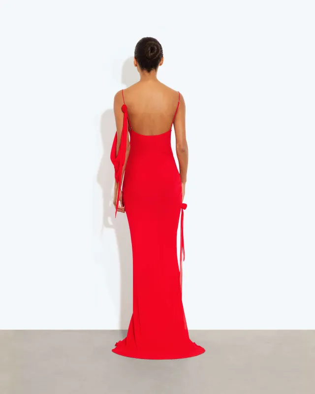 Vestido rojo sirena Rat and Boa