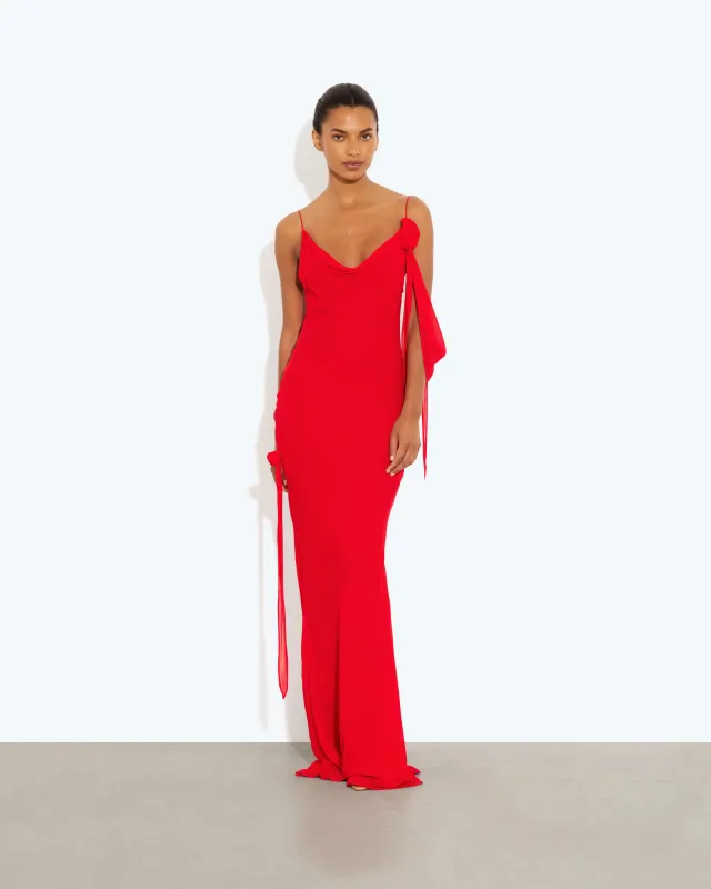 Vestido rojo sirena Rat and Boa