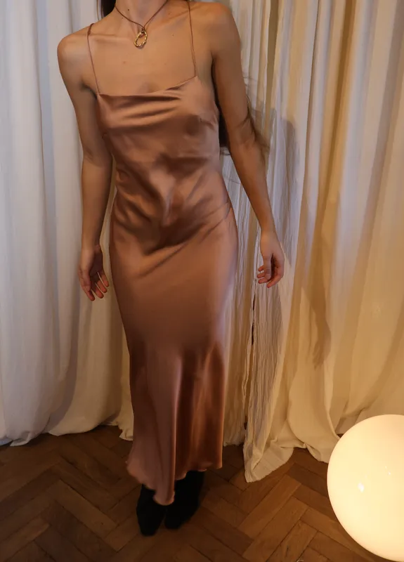 Vestido rosa viejo A Medida