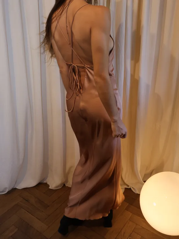 Vestido rosa viejo A Medida